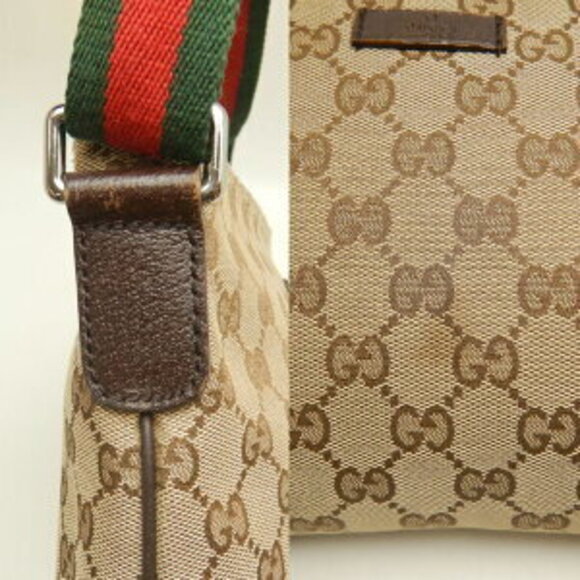 Gucci Sherry Line Shoulder Bag GG Canvas Brown - Picture 6 of 10